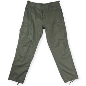ROTHCO BDU Military Cargo Fatigue Trouser Pants Men's Size Large OD Green